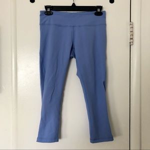Zella Blue Cropped Leggings
